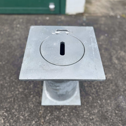 Removable Bollards Pipe and Base House Set - Bollard, Bollard Base, Commercial, Residential - Bollard Pipe & Square Base Set DIY XPANDA