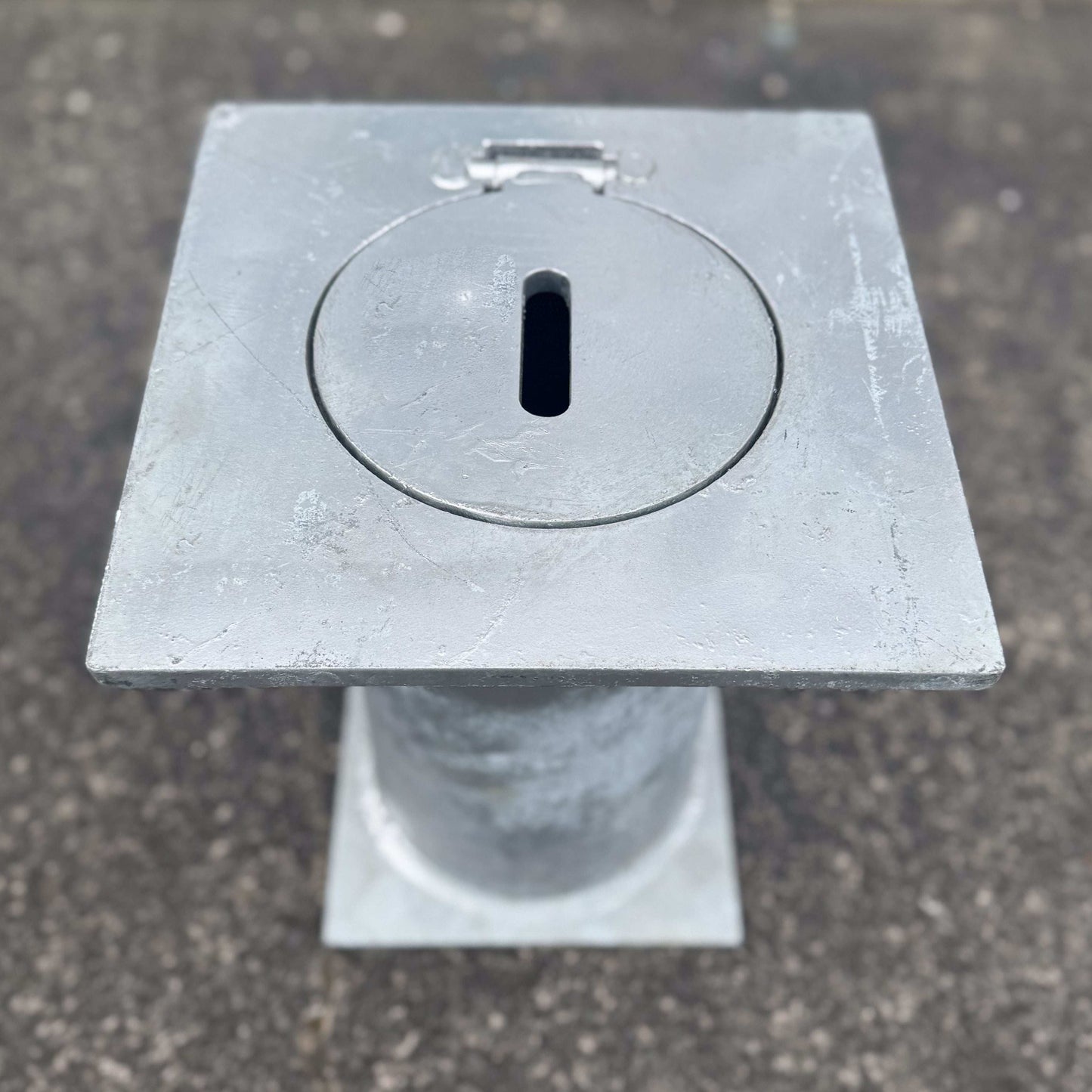 Removable Bollard Base Housing 10mm Steel Square Plate - Bollard, Bollard Base, Commercial, Gates, Residential - DIY XPANDA