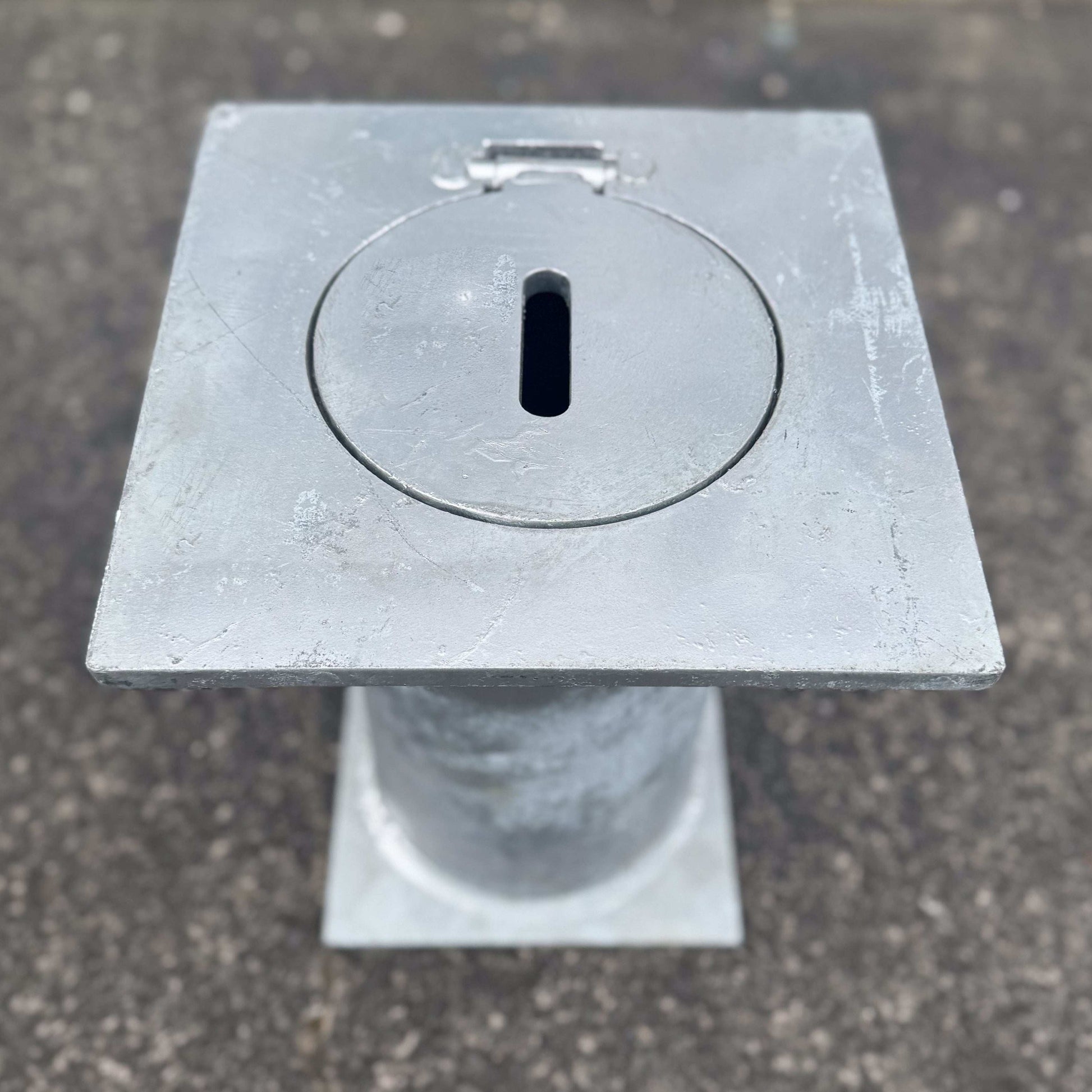 Removable Bollard Base Housing 10mm Steel Square Plate - Bollard, Bollard Base, Commercial, Gates, Residential - DIY XPANDA