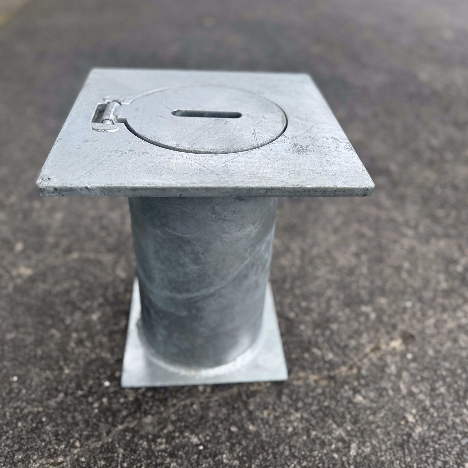 Removable Bollard Base Housing 10mm Steel Square Plate - Bollard, Bollard Base, Commercial, Gates, Residential - DIY XPANDA