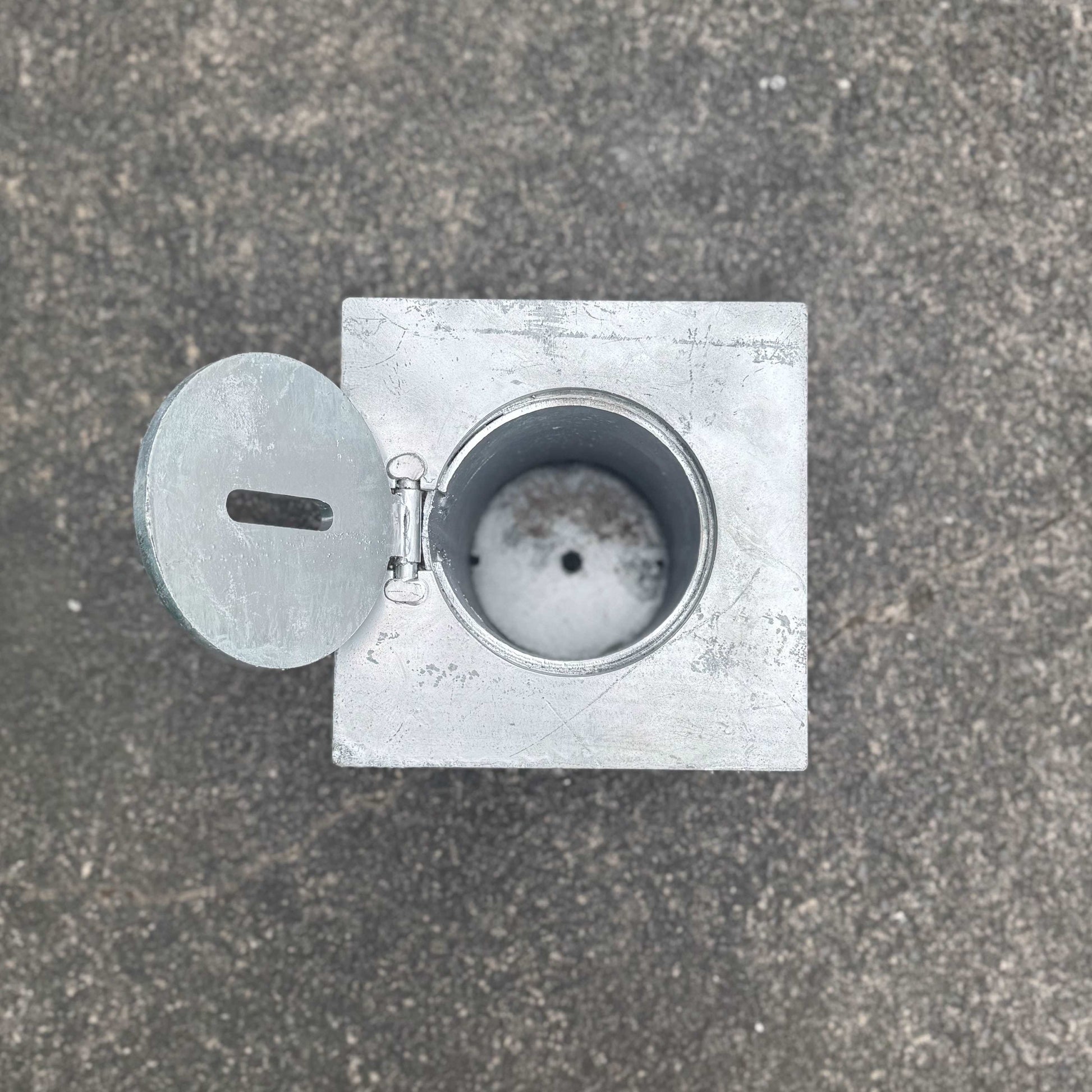 Removable Bollard Base Housing 10mm Steel Square Plate - Bollard, Bollard Base, Commercial, Gates, Residential - DIY XPANDA