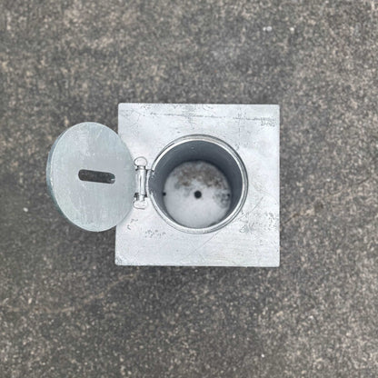 Removable Bollard Base Housing 10mm Steel Square Plate - Bollard, Bollard Base, Commercial, Gates, Residential - DIY XPANDA