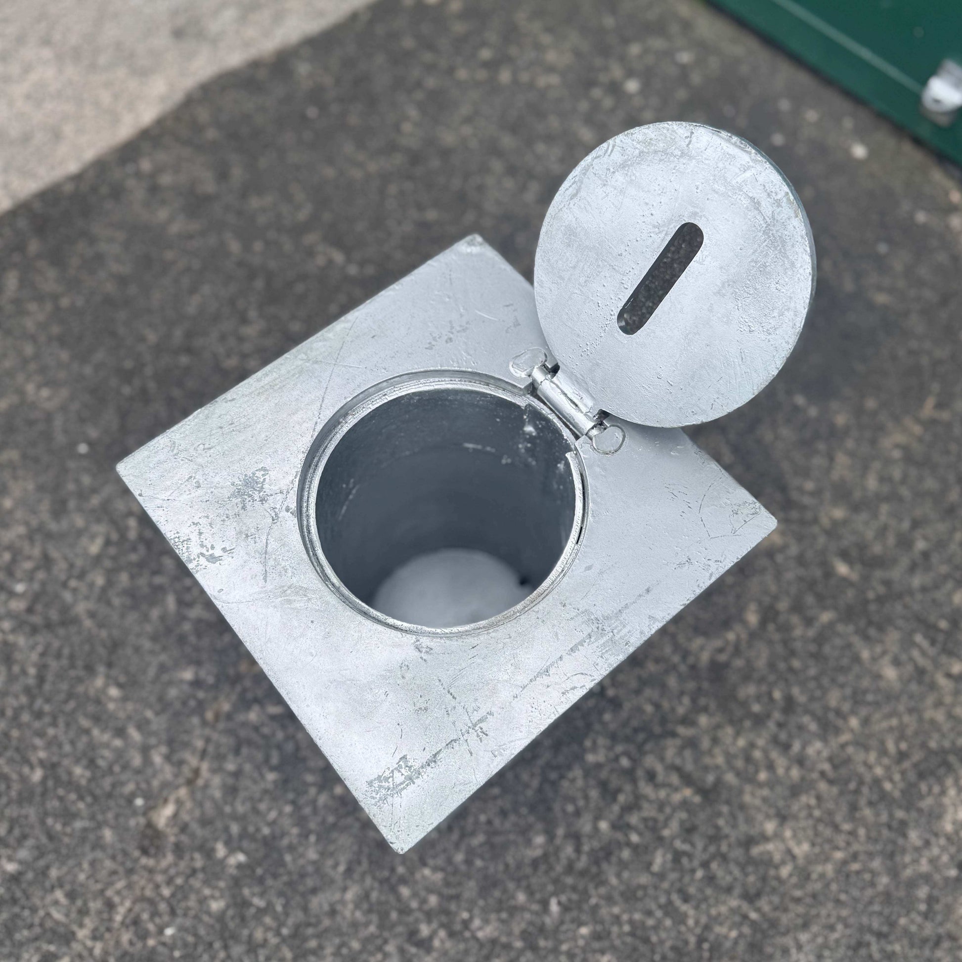 Removable Bollard Base Housing 10mm Steel Square Plate - Bollard, Bollard Base, Commercial, Gates, Residential - DIY XPANDA