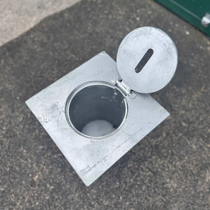 Removable Bollard Base Housing 10mm Steel Square Plate - Bollard, Bollard Base, Commercial, Gates, Residential - DIY XPANDA