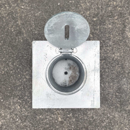 Removable Bollard Base Housing 10mm Steel Square Plate - Bollard, Bollard Base, Commercial, Gates, Residential - DIY XPANDA