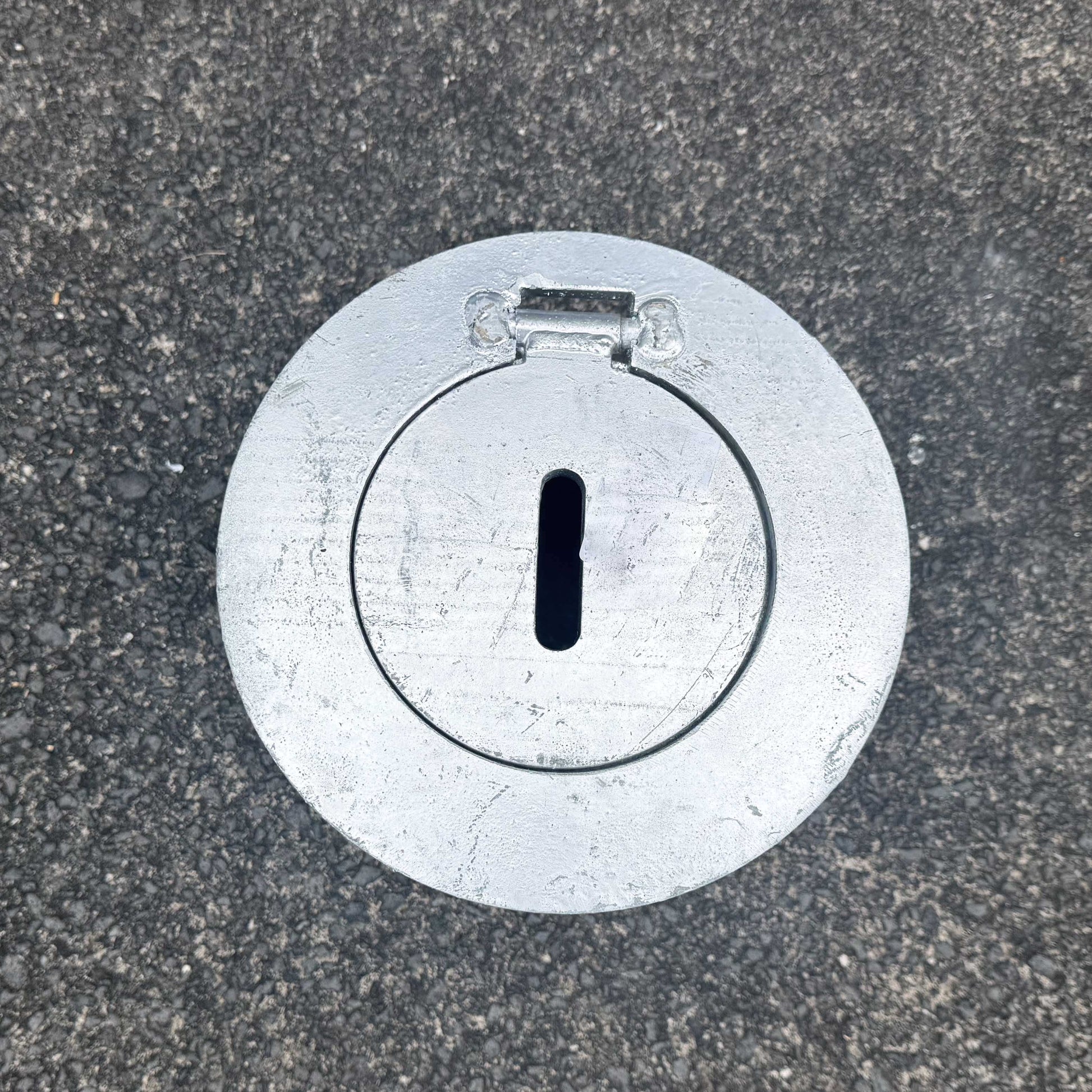 Removable Bollard Base Housing 10mm Steel Round Plate - Bollard, Bollard Base, Commercial, Residential - DIY XPANDA