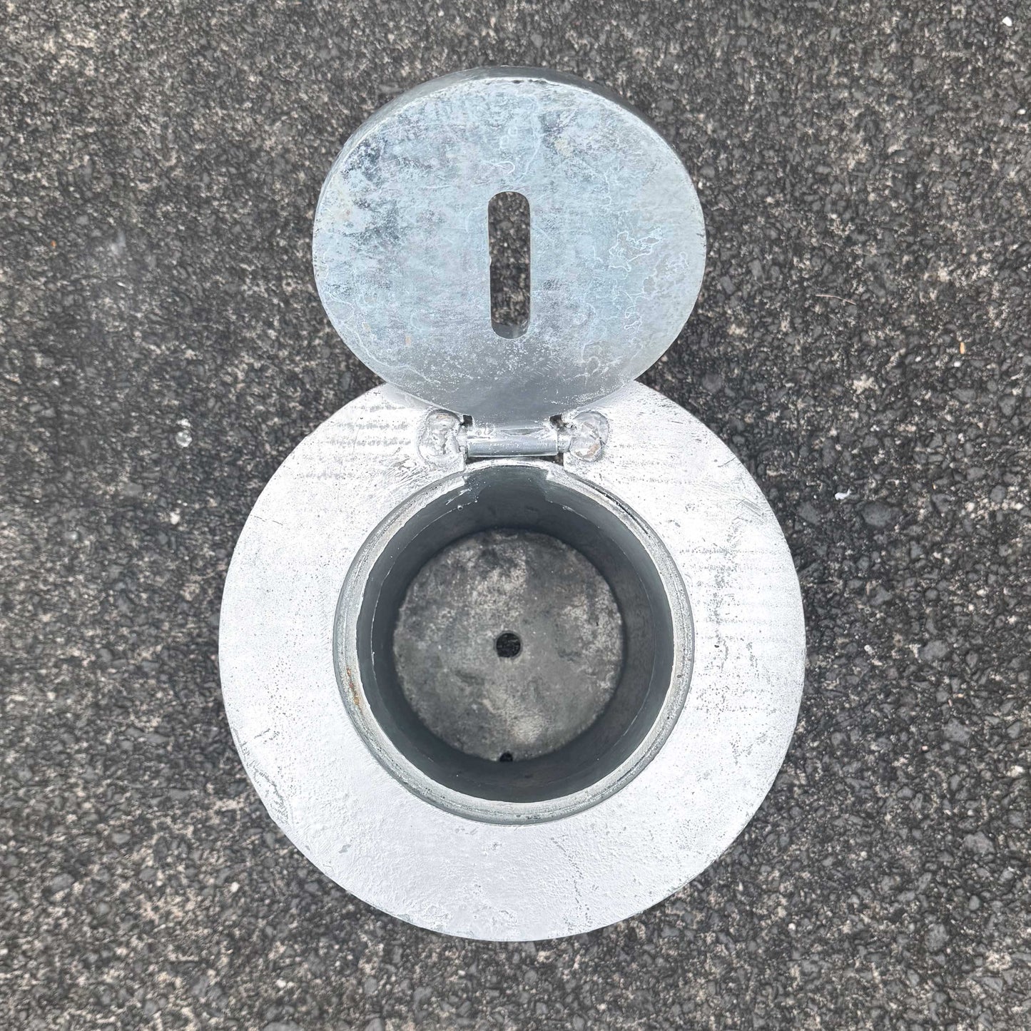 Removable Bollard Base Housing 10mm Steel Round Plate - Bollard, Bollard Base, Commercial, Residential - DIY XPANDA