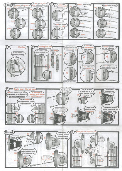 Renaissance Steel Security Gate 910mm Wide x 2000mm High