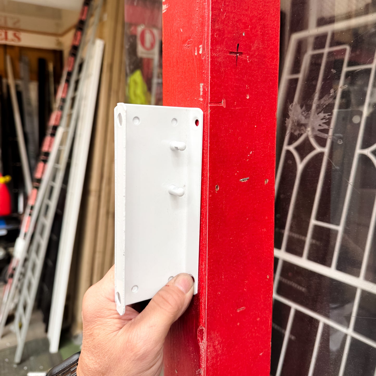 Saftidor Retractable Security Grille 1300mm Wide x 2080mm High (D)