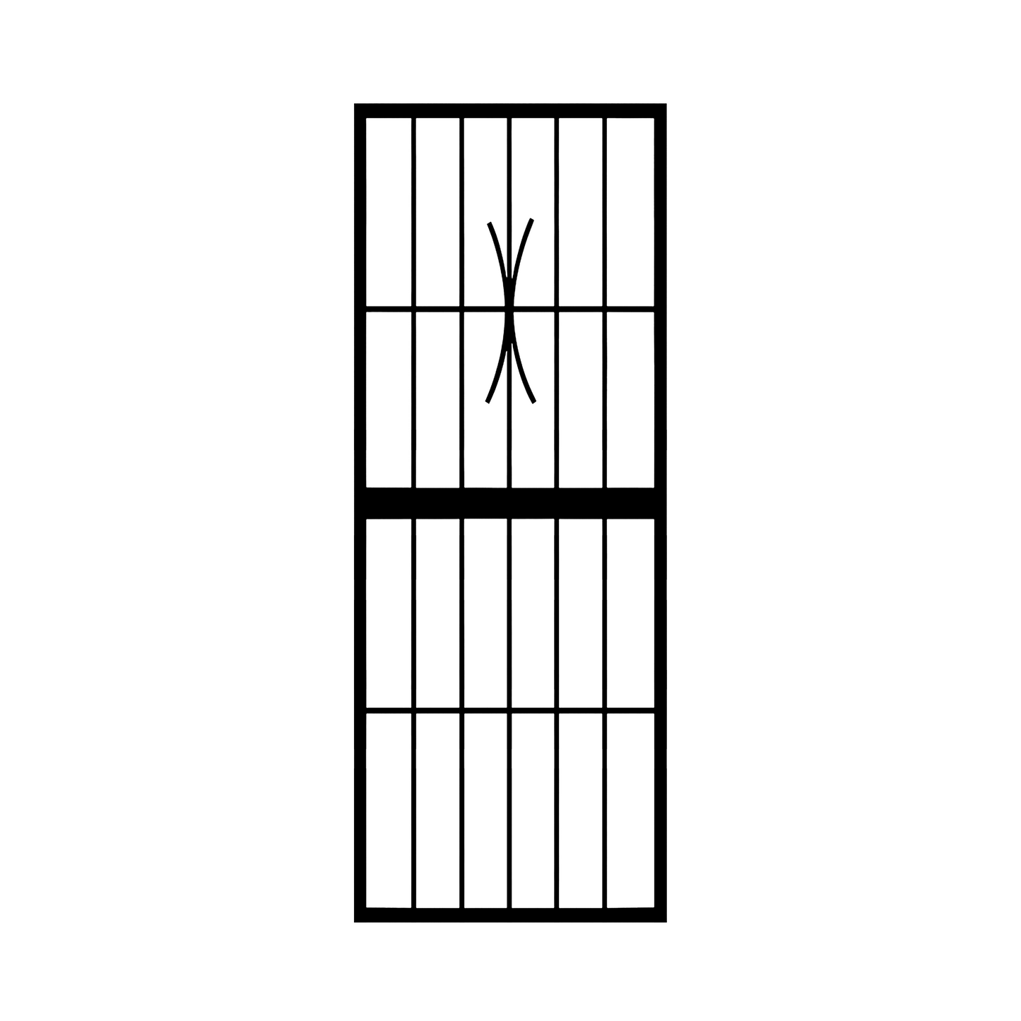 Sibaya Steel Security Gate 770mm Wide x 1950mm High