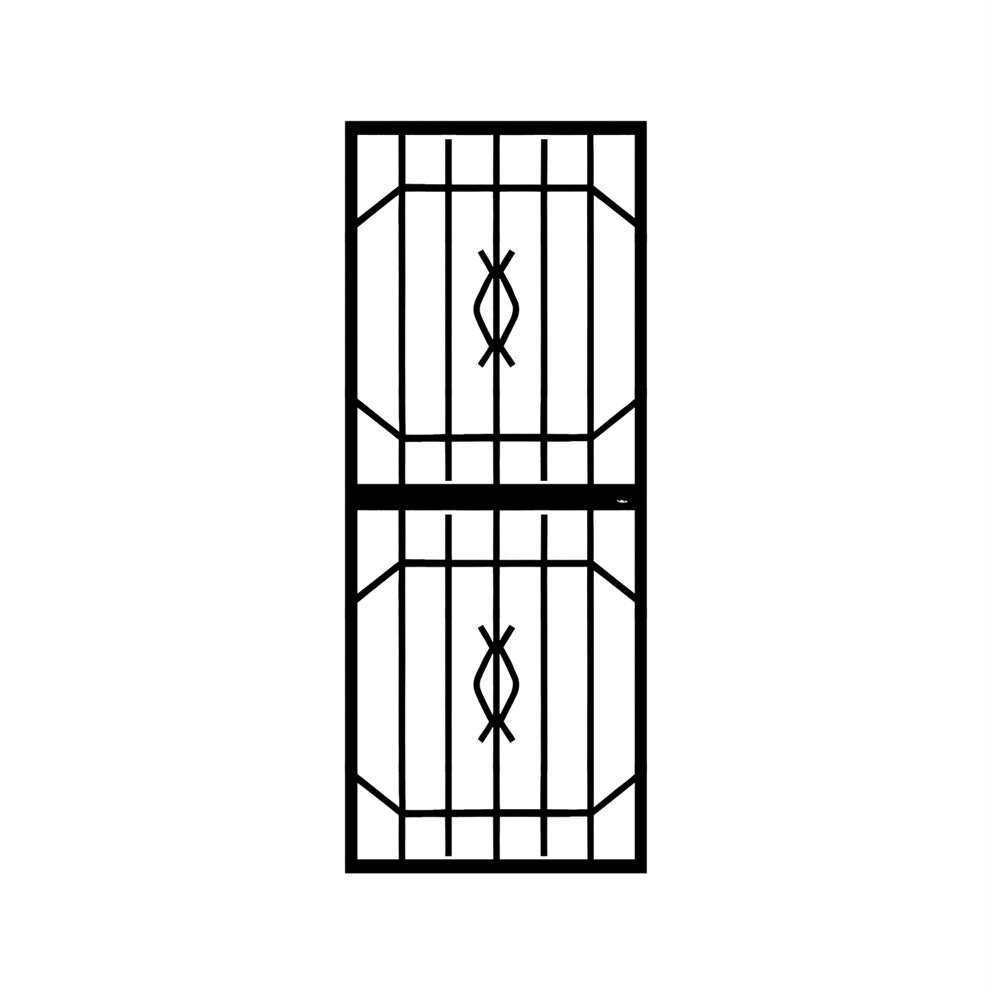 Trendi Steel Security Gate 840mm Wide x 1950mm High