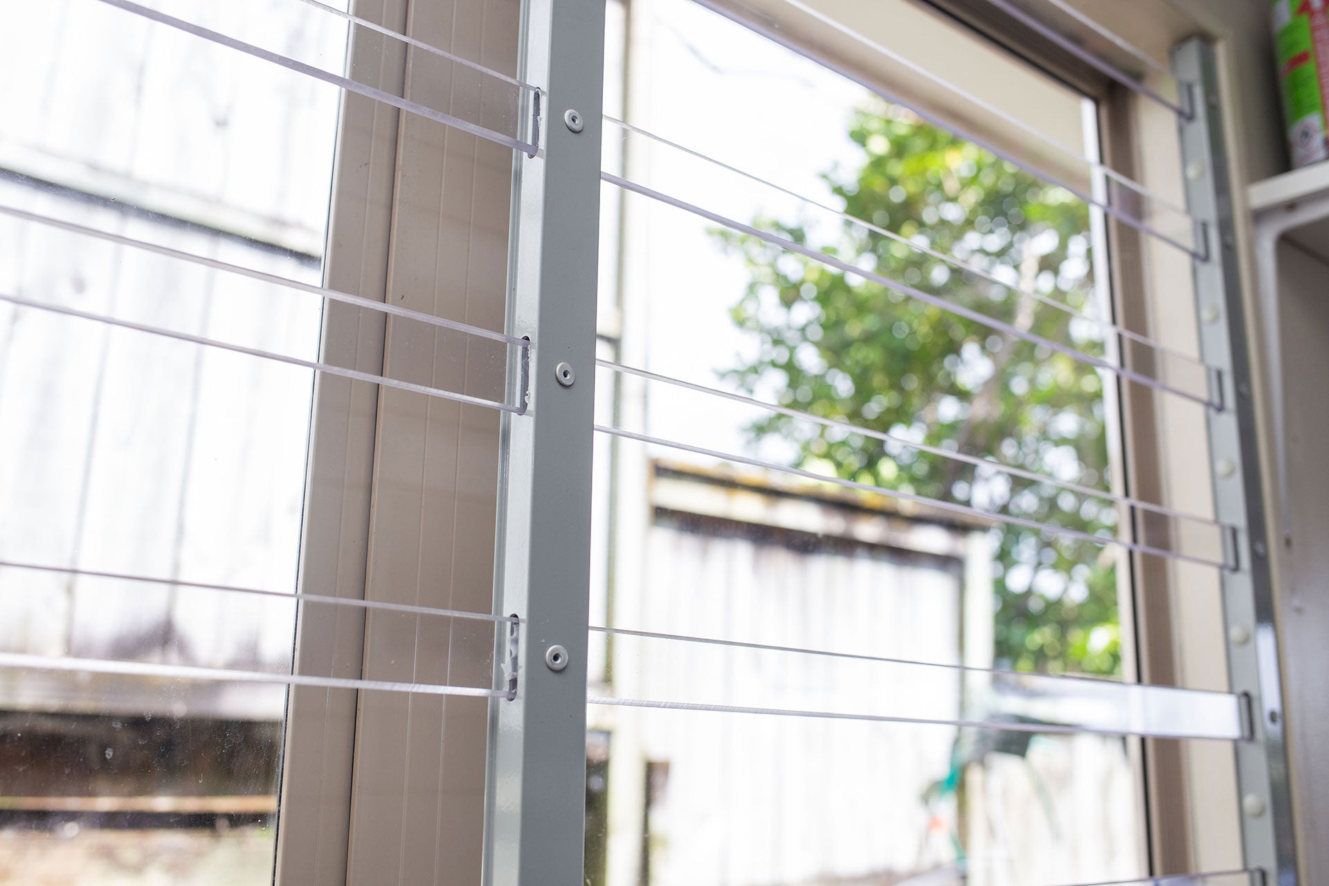 Clear Guard - Transparent Polycarbonate Window Protection Commercial Residential Windows Window Bars