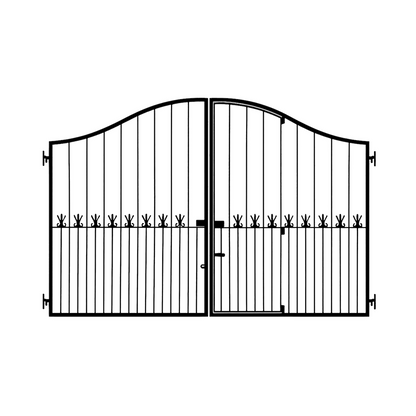 Induna Steel Driveway Gate 3000mm Wide x  2000mm High (Ref 19P)
