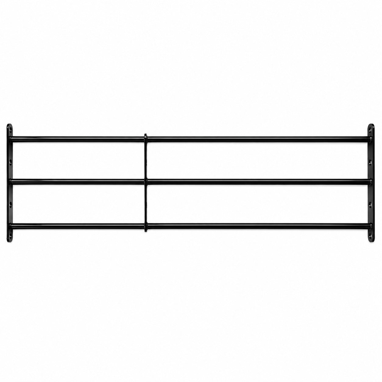 Extendable window bars with 3 round steel security bars for residential window protection