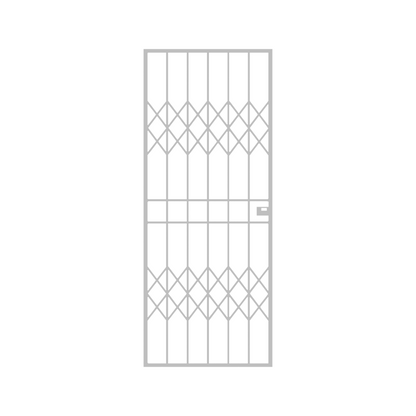 Trellis Style Steel Security Gate 770mm Wide x 1950mm High